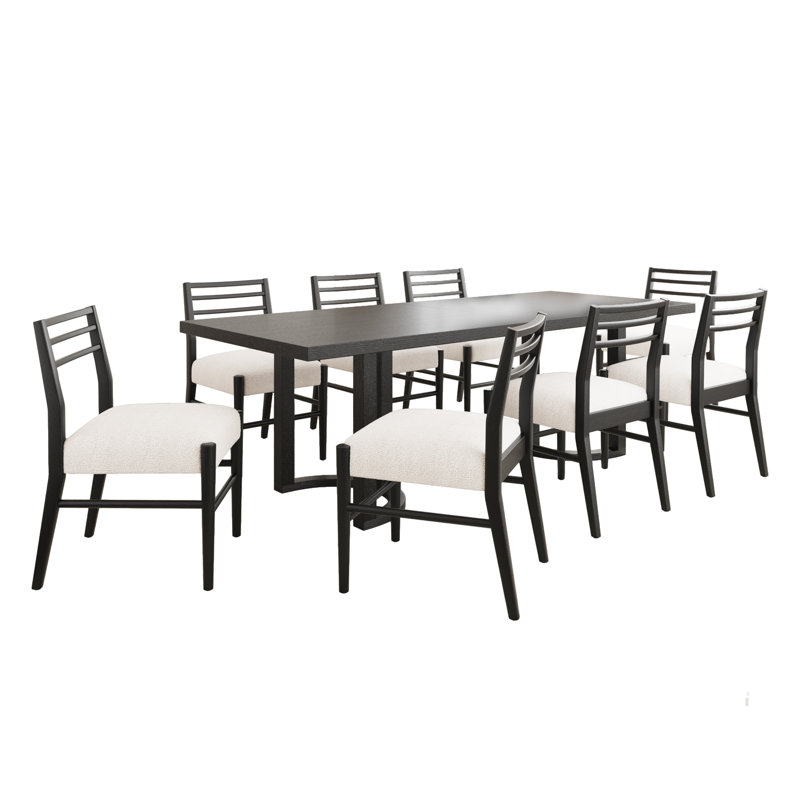 Ensemble de salle à manger Walkerton, 9, Noir
