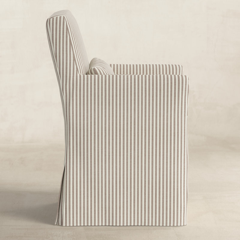 Upholstered Arm Chair, Mauve