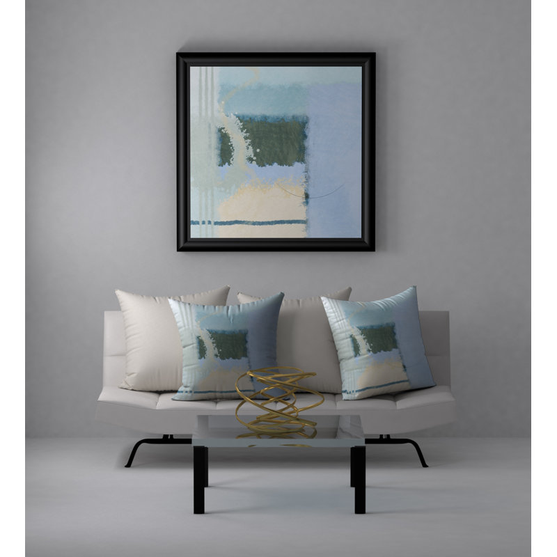 Housse de coussin décorative carrée royale gracieuse, 24" X 24"