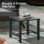 Ensemble de chaises de patio pivotantes avec coussins Shaylor