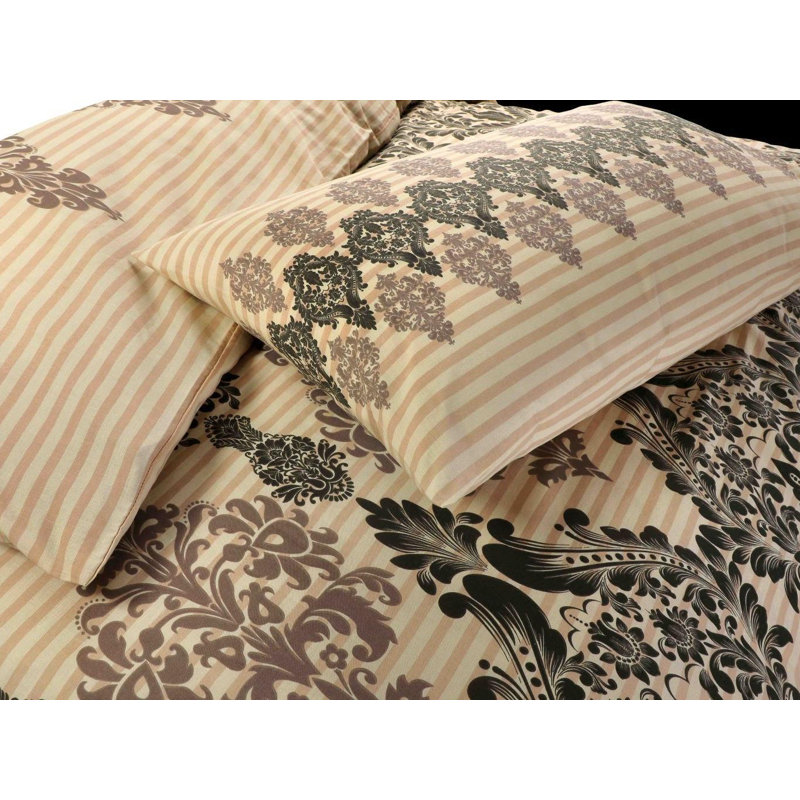Aviva Cotton Blend Duvet Cover with Pillowcases Included, Single - 1 Standard Pillowcase