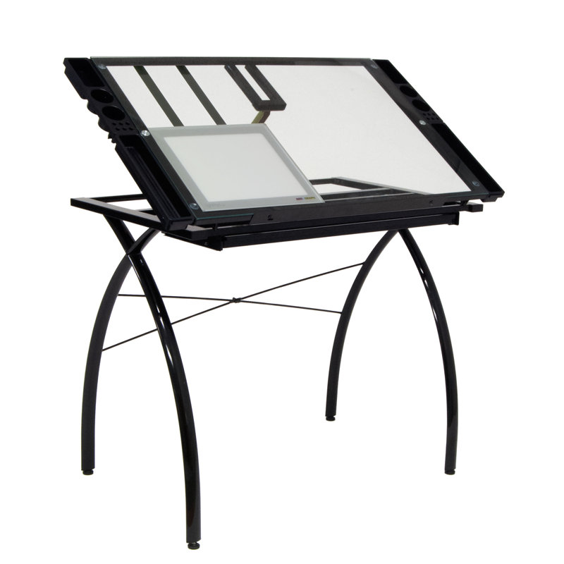 Courson 23.5" H x 0.25" W Desk Light Pad Support Bars