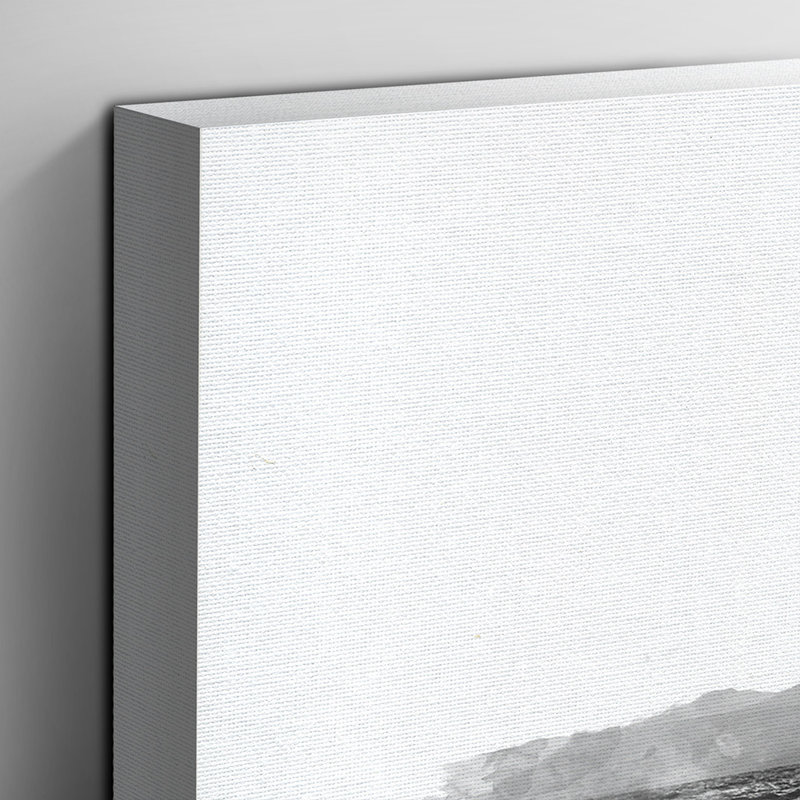 Surfing Surfboard Beach Seascape - Wall Art, 35cm H x 50cm W, Wrapped Canvas