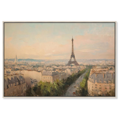 Early Morning Paris Canvas by Art Remedy