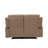 Global United  Recliningtransitional Microfiber Fabric Loveseat