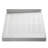 60" X 30" Solid Surface Shower Pan, Left-Sided Drain, Single Threshold Base With Drain Assembly & Cover