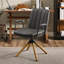Chaise de bureau pivotante en similicuir Jadd-1932247225