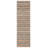 Keyshona Hand Woven Wool/Jute/Cotton Striped Rug in Gray/Brown-1991041914