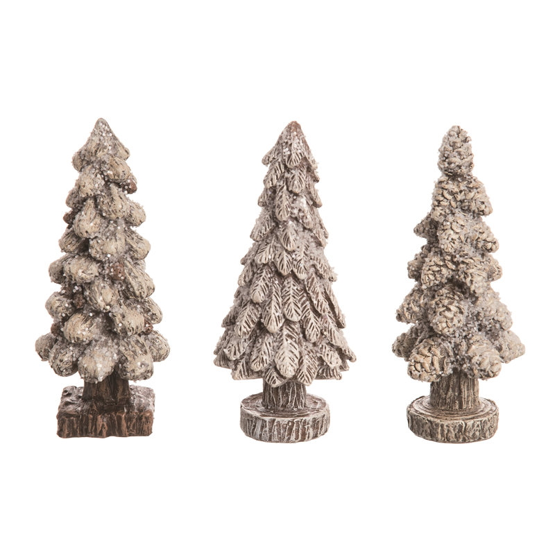  Ensemble de 3 décorations de Noël en résine pour Noël