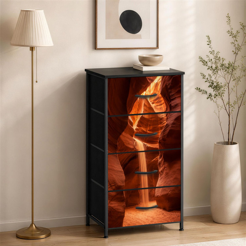 Commode à 4 tiroirs pour chambre à coucher Antelope Canyon