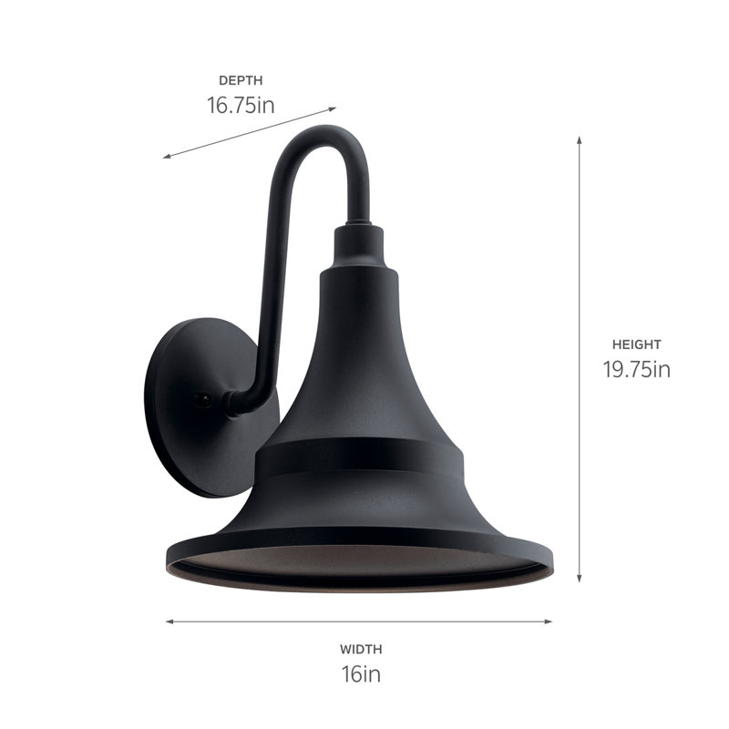 Godina Wall Light, 19.75" H x 16" W x 16" D