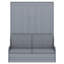 Grand lit escamotable avec coussin-107287447