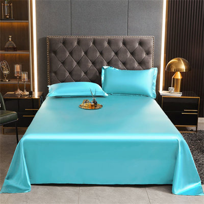 bed sheet Summer Ice Silk Sheets Summer Coolness  Conditioned Mats Cool Sheets Wrinkle- Piece Thin Bed Sheet Piece