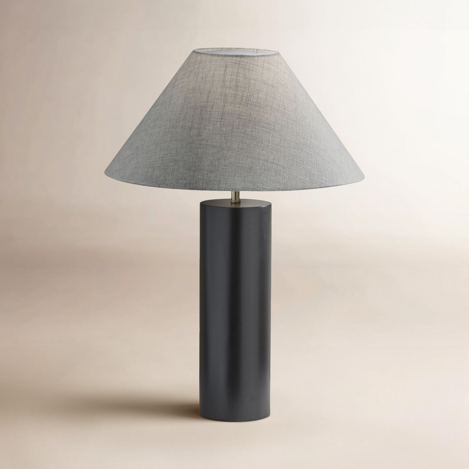 Starr Solid Wood Table Lamp, Black