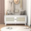 Banc d'entrée en rotin avec rangement Boho-1284938393