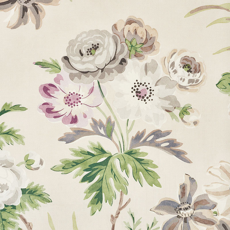 Cecil Chintz Fabric, Wisteria