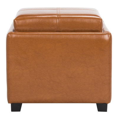 Motto Leather Ottoman