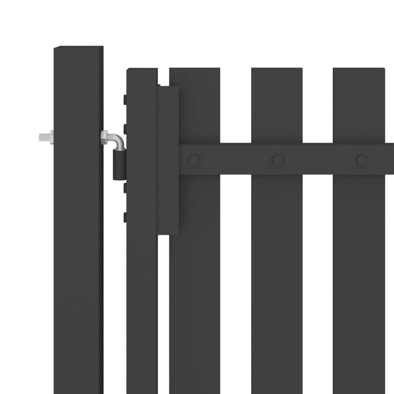 Parchure Anthracite Metal Gate, 125cm H x 99.06cm W