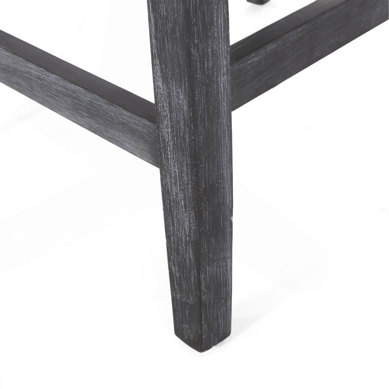 Ensemble de 2 tabourets de comptoir capitonnés contemporains en tissu pour un siège élégant et confortable