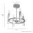 Hunter Sunjai 4 Light Semi-Flush Ceiling Light Fixture-73606895