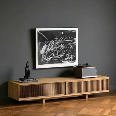 Meuble télé simple couleur bois