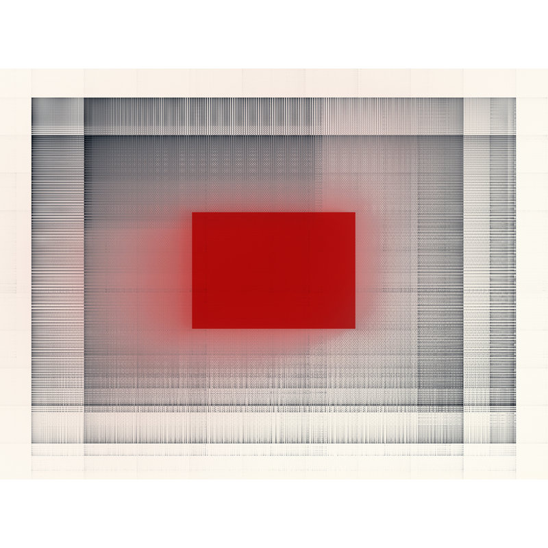 Minimal _ 14_So_39340 Wide Print by Rica Belna, Wrapped Canvas, 25" H x 33" W, 24" H x 32" W