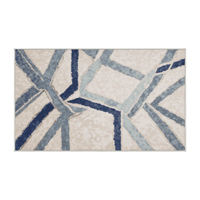 Silky Soft Plush Beige Area Rug