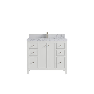 Chicago 42'' Single Bathroom Vanity with Top