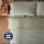 Silentnight Supersoft Sage Gingham Ruffle Duvet Set-109233986
