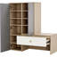 Armoire à chaussures multifonctionnelle avec banc, spacieuse pour 12 paires - tablettes réglables, esthétique moderne, 21 et blanc