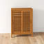 Ayden Solid Bamboo Wood Freestanding Bathroom Cabinet