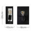 Grena Black 24cm H Outdoor Flush Mount
