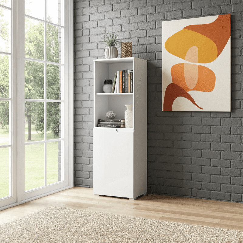 Anvesha 145cm H x 50cm W Bookcase