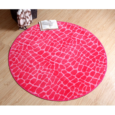 Tapis rose Crocodile pour salon, salle à manger, cuisine, chambre à coucher, enfants