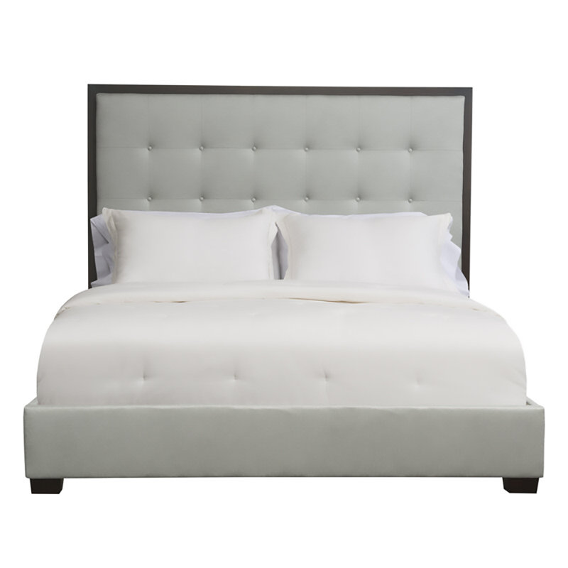 Soho Upholstered Bed, Gray, Twin