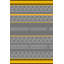 Tapis décoratif moderne à motif géométrique gris-481576305