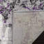 Tapis gris / mauve à motif abstrait Jeter-60830120
