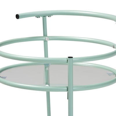 Yaslynn Metal Bar Cart