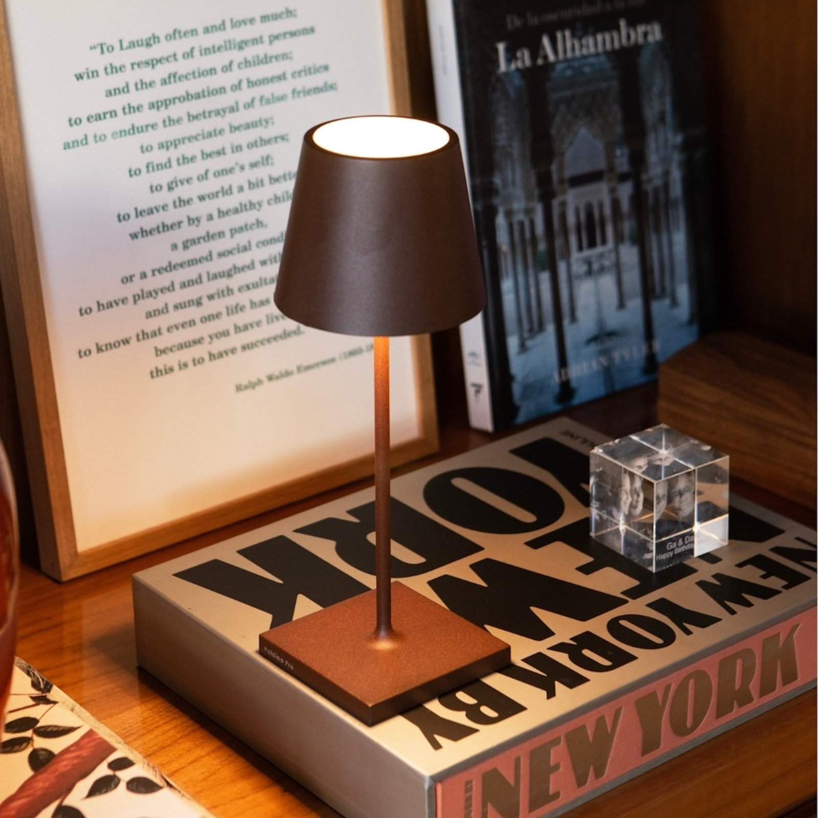 Poldina Pro Mini Table Lamp, Rust