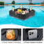 Plateau flottant en osier, plateau de service pour piscine, plateau flottant pour spa-117097447
