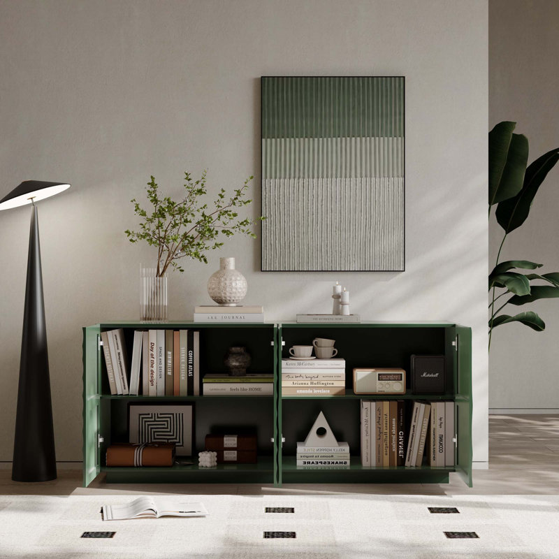 Buffet rectangulaire de 59 po de largeur, Vert