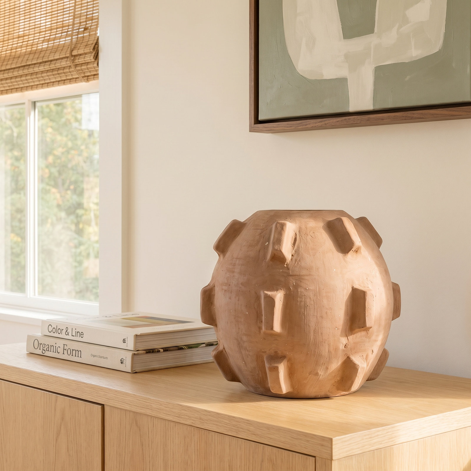 Vara Terracotta Table Vase