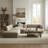 Boneless Evren 115" Modern L-Shaped Modular Compression Sectional Sofa with Deep Seating and Chaise Lounge-122915266