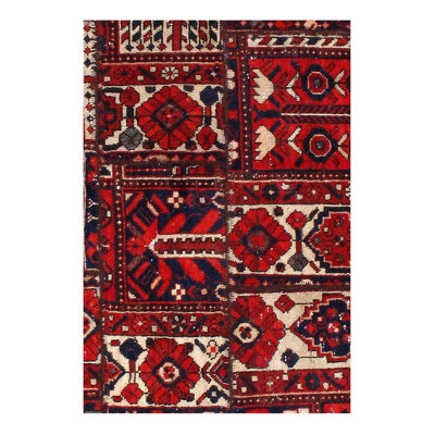 Canvello Red Silkroad Patch Work 6 X 8