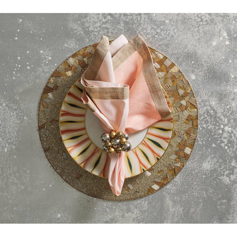 Bauble Napkin Ring, Gold/Silver