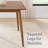 Calais 59 Inch Mid Century Modern Dining Table for 4 - Rectangular Solid Wood Table with Minimalist Design - Mid Century Modern Furniture for Dining Room or Kitchen (Pecan Finish)-409441476