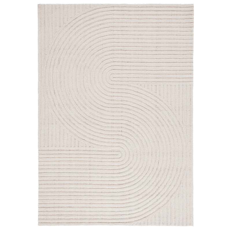 Fatimatou Southampton Hand Tufted Performance Abstract Rug, Rectangle 6' x 9'