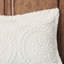 Édredon simple, avec médaillon brodé en fausse fourrure tendance, couvre-lit