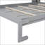 Lit escamotable double pleine grandeur avec tablettes