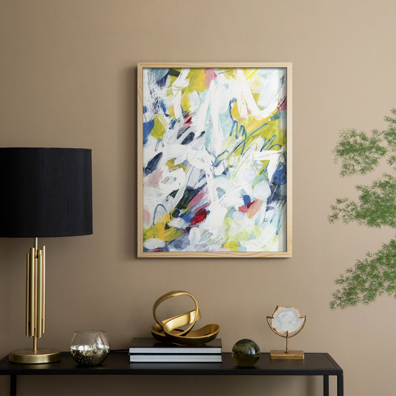 Colour Coat II Framed Print - Solid Wood, Natural, 11" H x 9" W